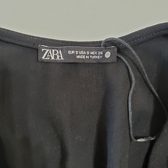 NWOT- Zara Maxi Dress with Ruching - Picture 8 of 8